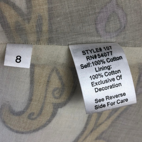 Cabi 8 Spaghetti Strap Patchwork Dress Multi - Picture 8 of 8